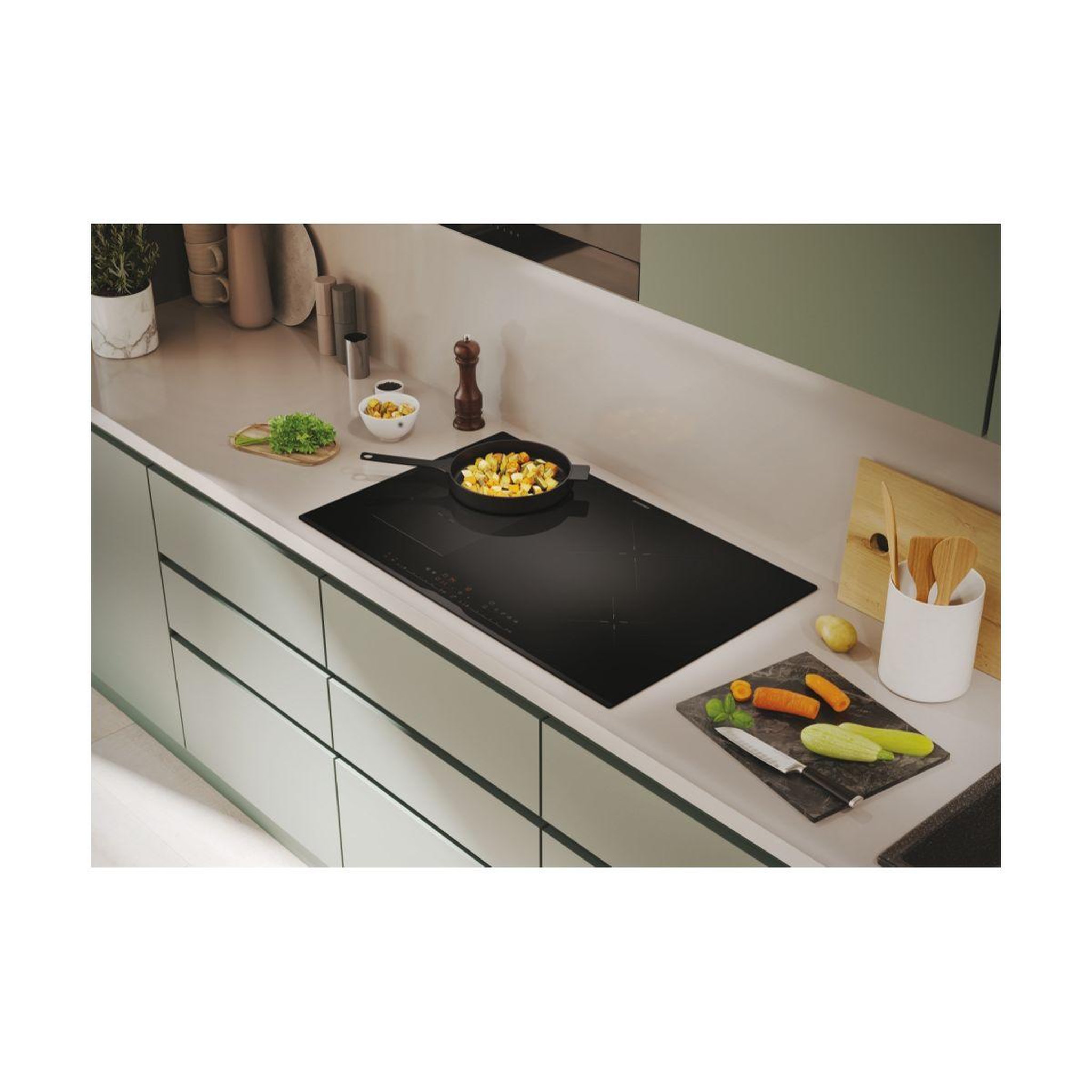 Voir la diapositive 3 : Rosieres Table induction RIF84DCS Dual Chef XL