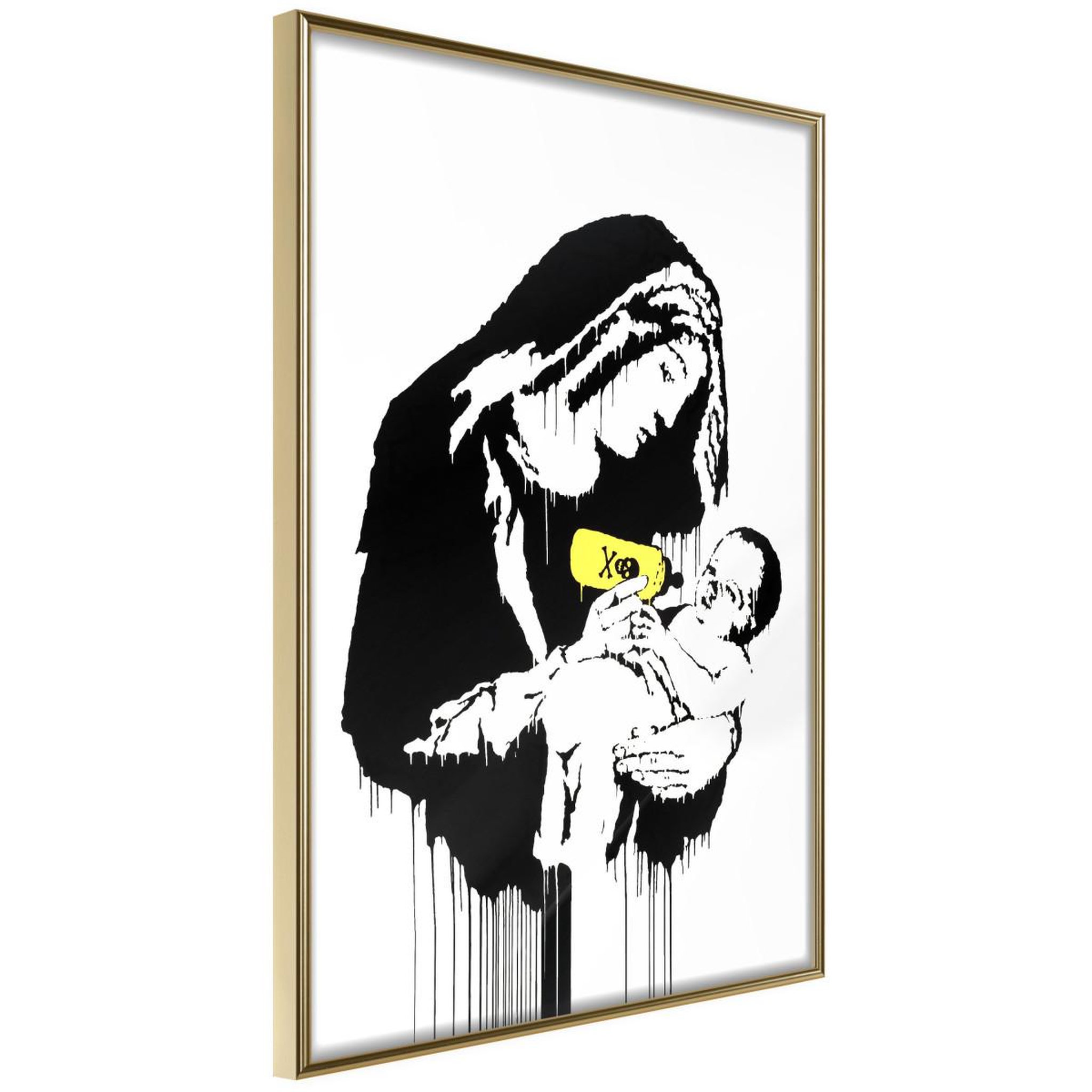 Paris Prix Affiche murale encadrée  banksy toxic mary