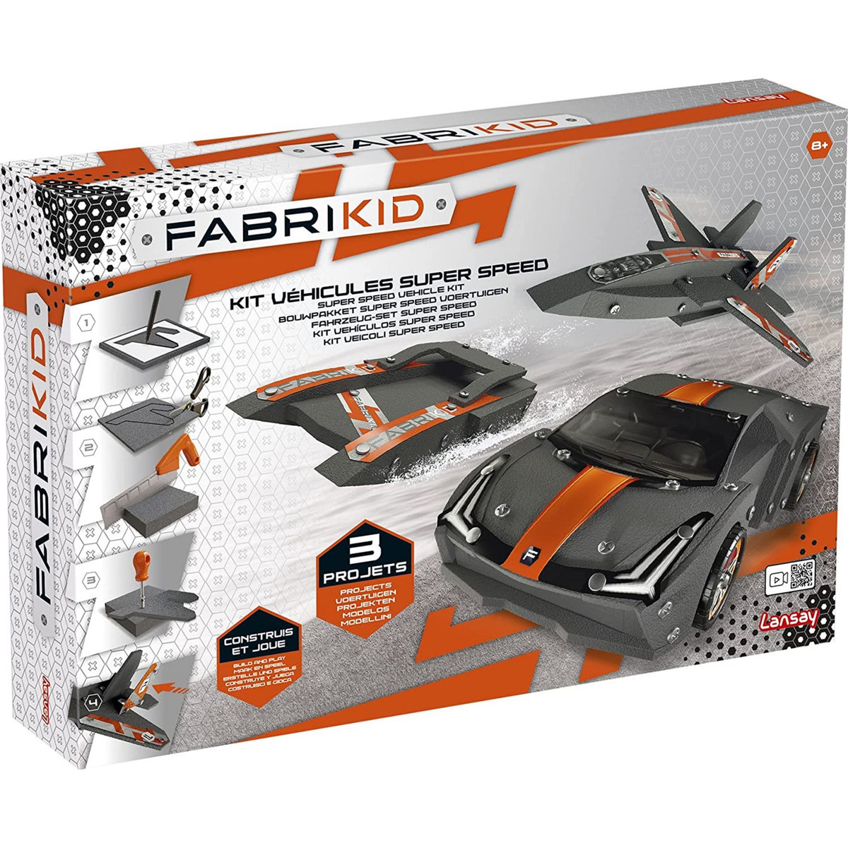 LANSAY Fabrikid Kit Véhicules Super Speed