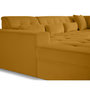 Voir la diapositive 5 : LISA DESIGN Vermont - canapé panoramique d'angle droit - 7 places - en velours côtelé