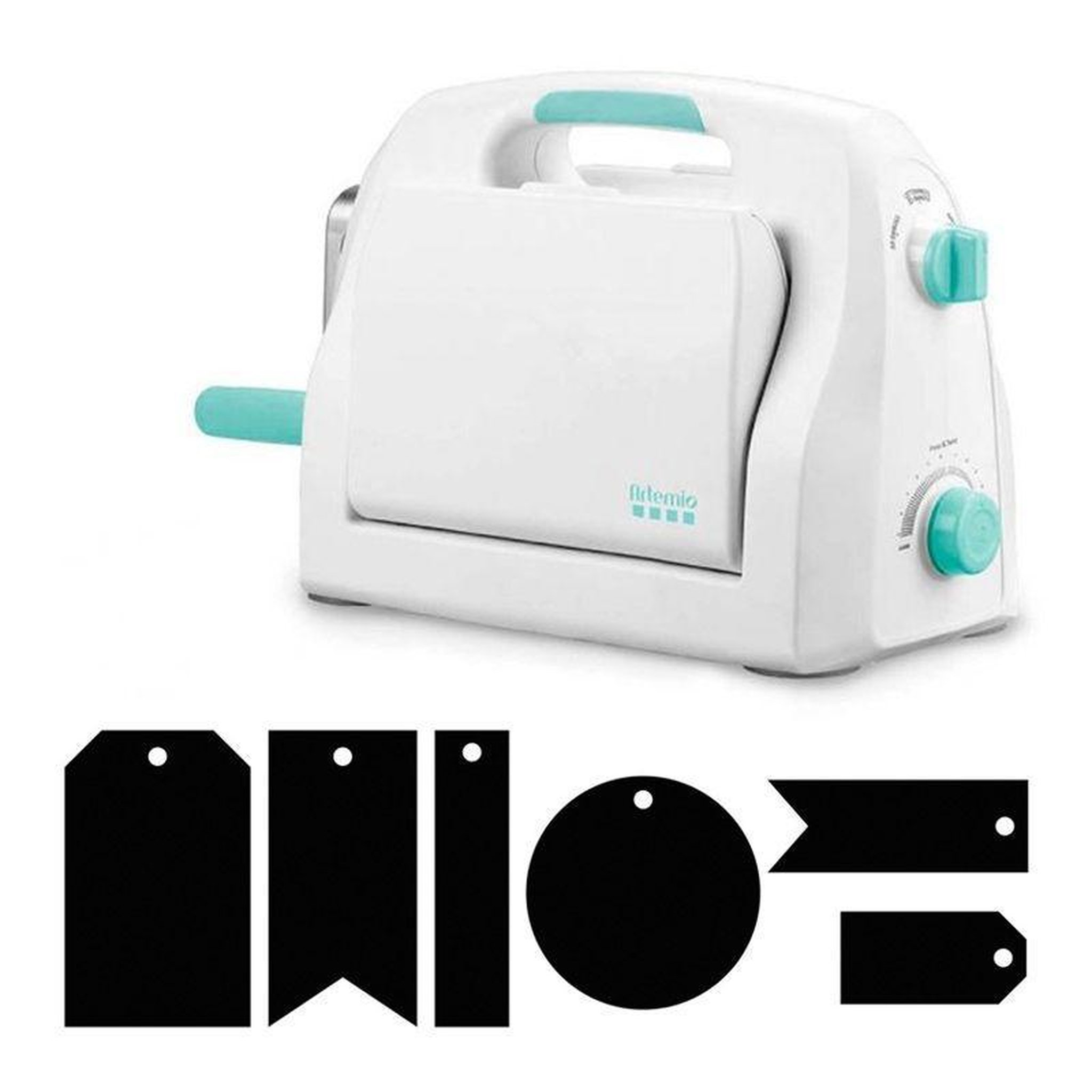 Voir la diapositive 1 : Artemio Machine de découpe happycut & 6 matrices étiquettes