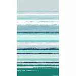 Sensei Maison Serviette de plage velours 100x180 cm BLUE LAGOON