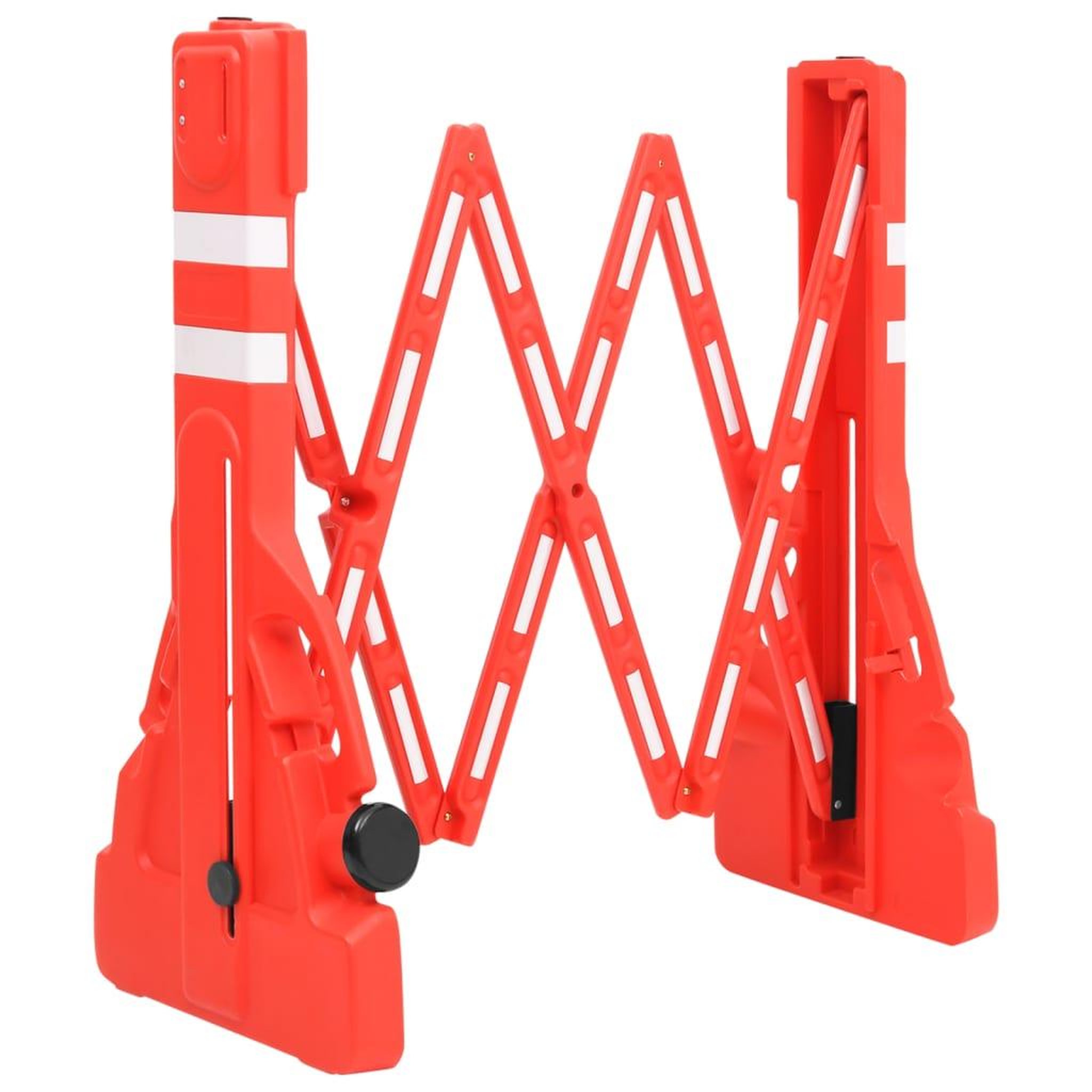 Voir la diapositive 2 : VIDAXL Barriere de circulation pliable Rouge 210x50x105 cm
