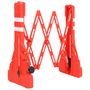 Voir la diapositive 2 : VIDAXL Barriere de circulation pliable Rouge 210x50x105 cm
