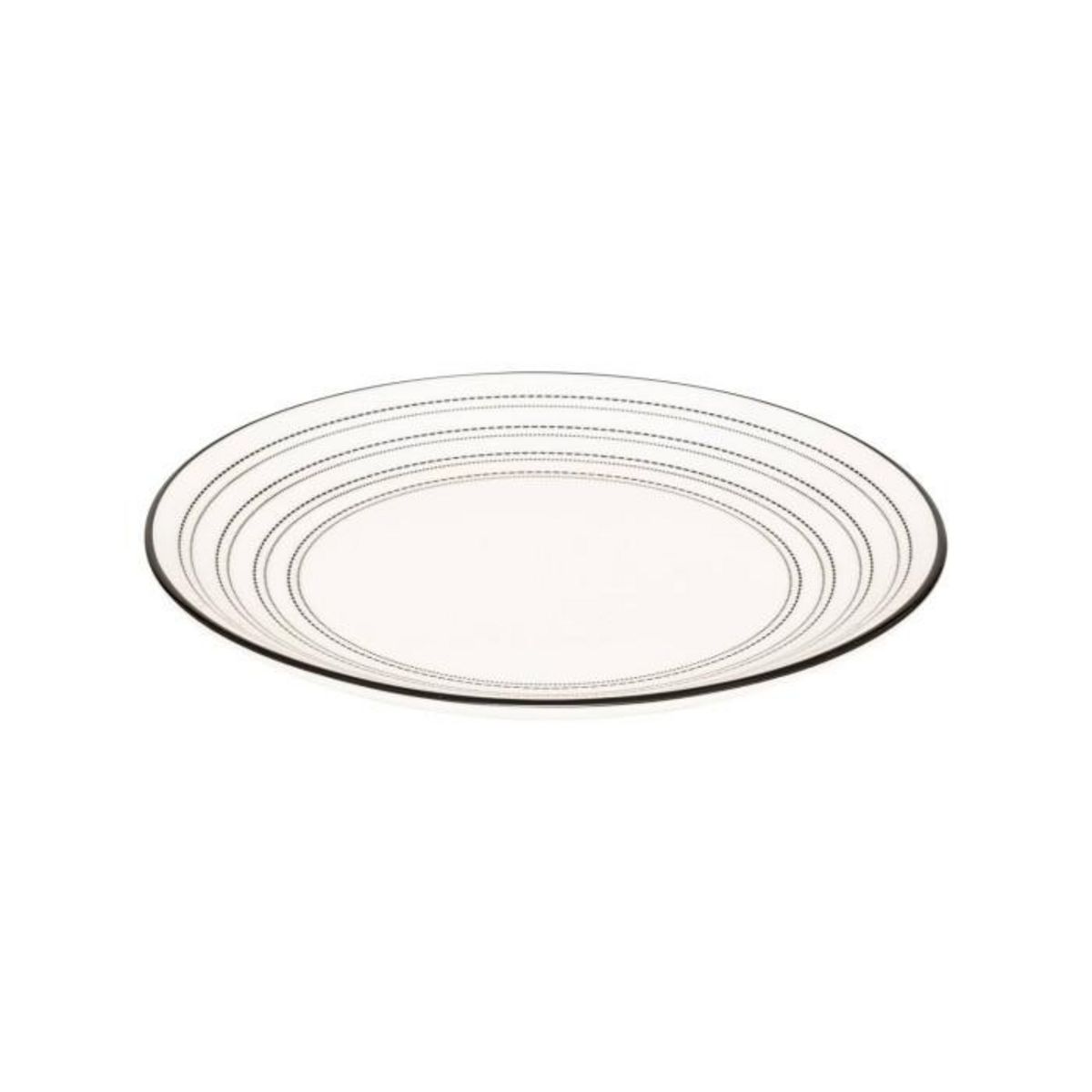 SECRET DE GOURMET Lot de 6 Assiettes à Dessert  Lunova  19cm Blanc