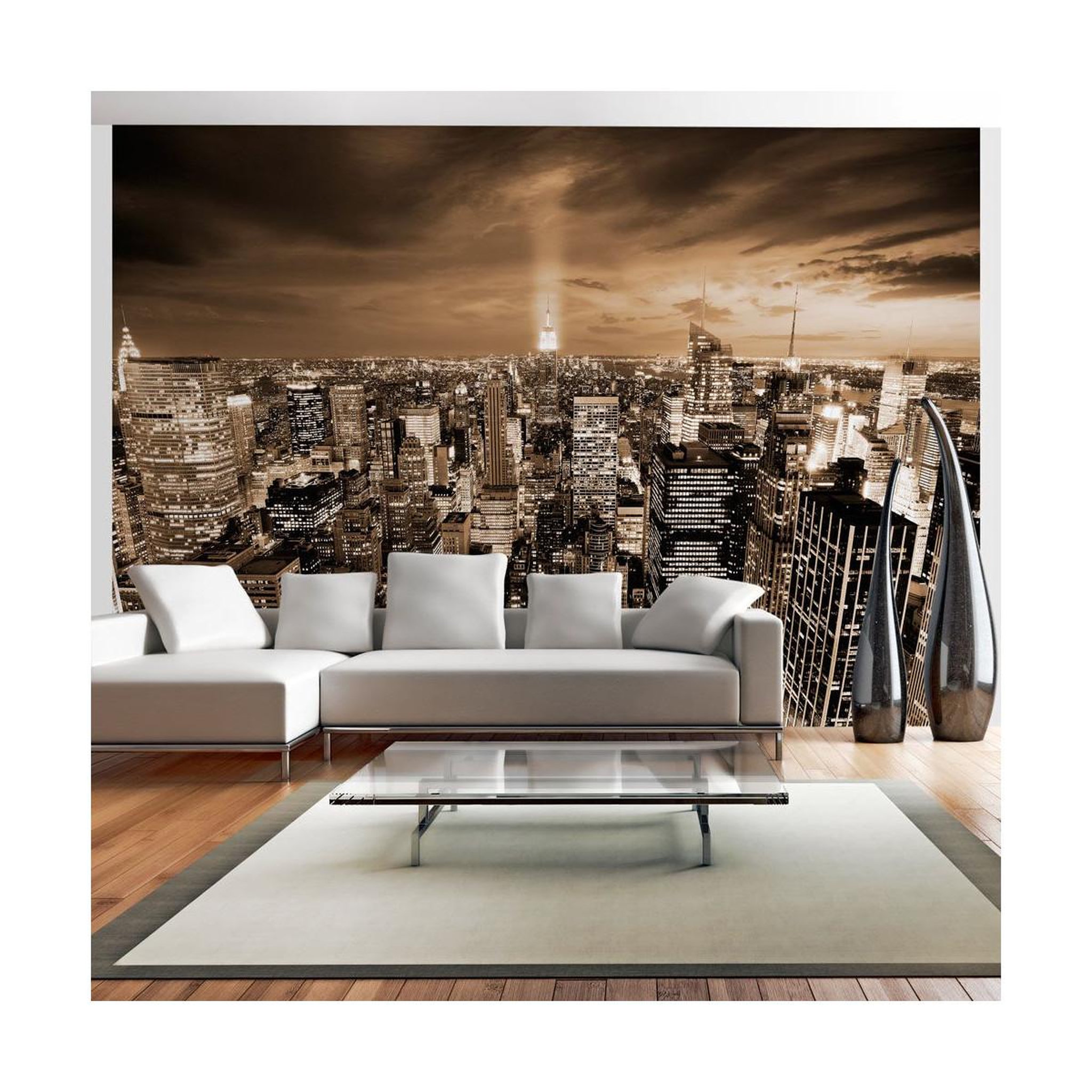 Paris Prix Papier peint  nowy jork : night. Coloris disponibles : Multicolore