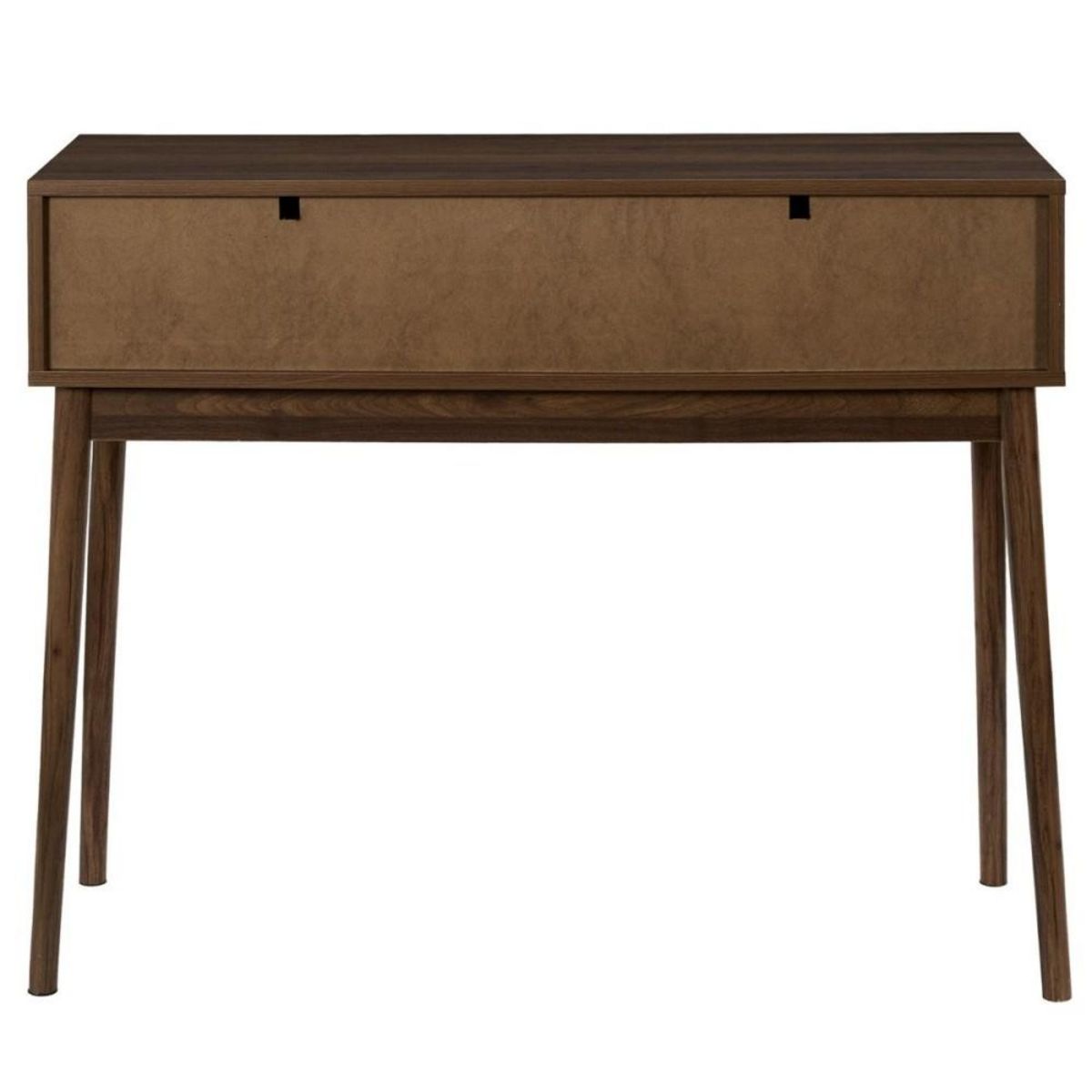 The Home Deco Factory Console 2 tiroirs marron foncé