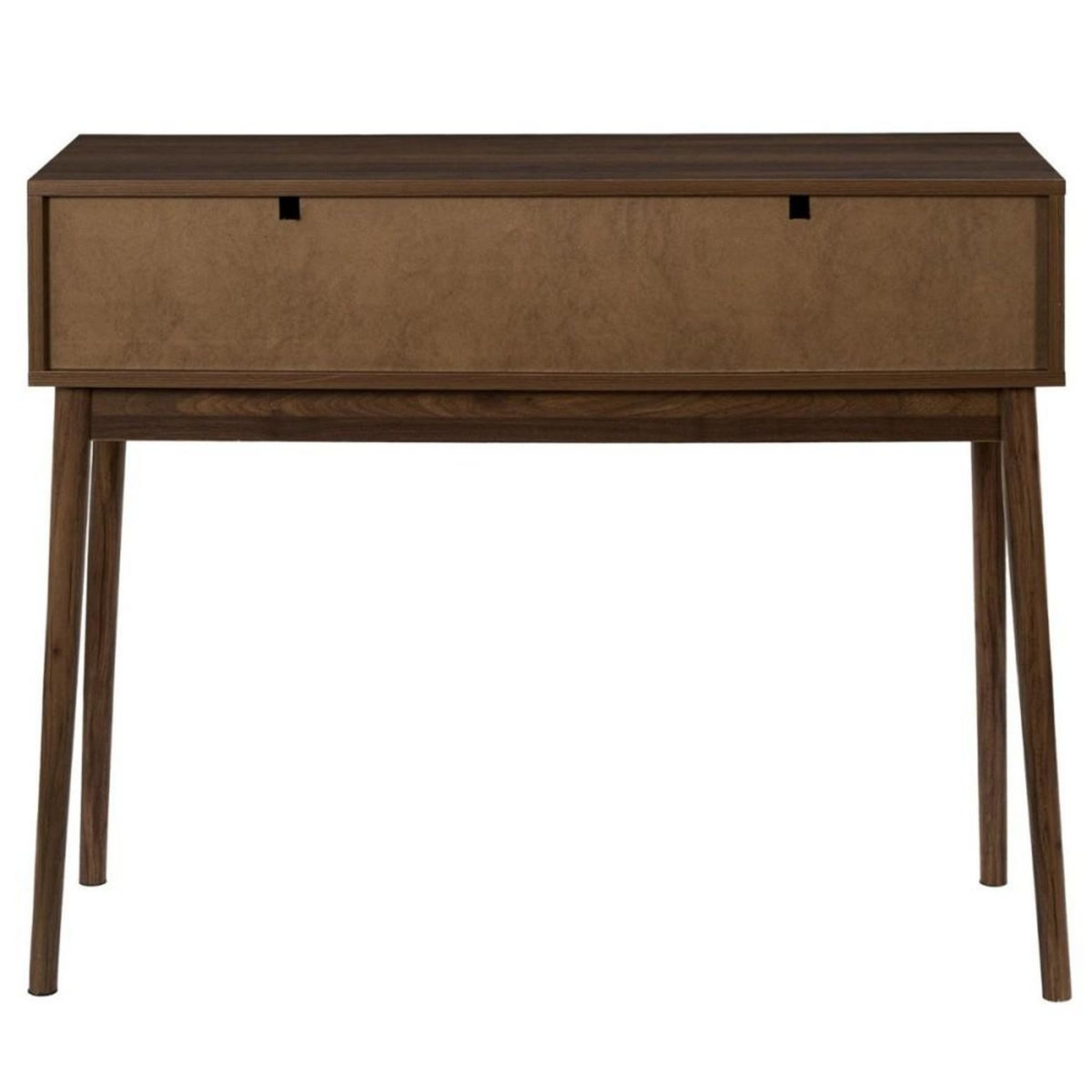 The Home Deco Factory Console 2 tiroirs marron foncé