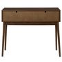 Voir la diapositive 6 : The Home Deco Factory Console 2 tiroirs marron foncé