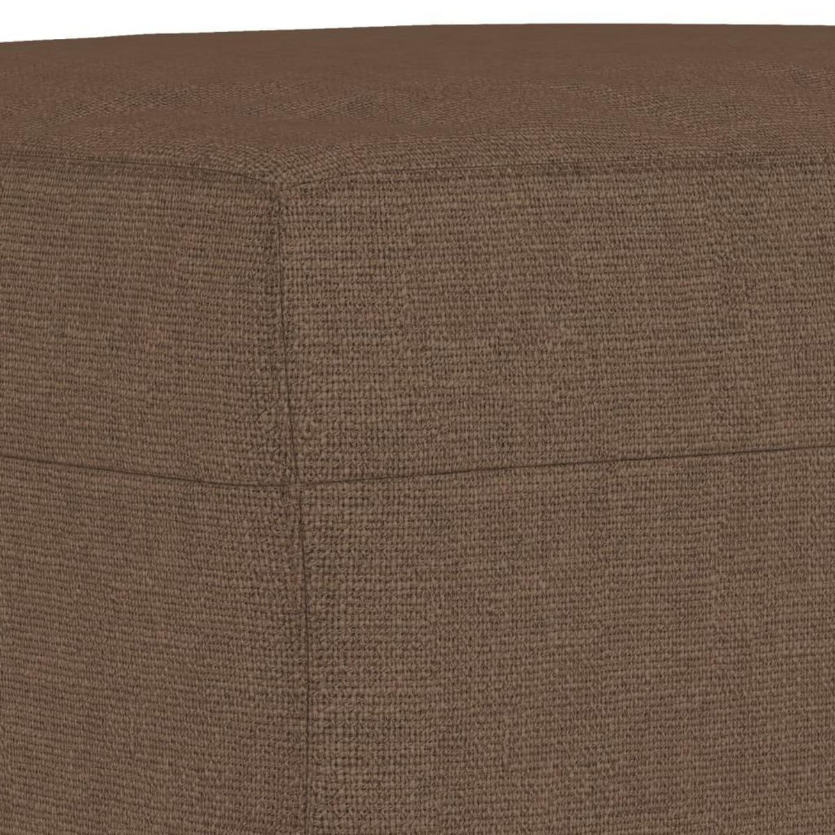 VIDAXL Repose-pied Marron 70x55x41 cm Tissu