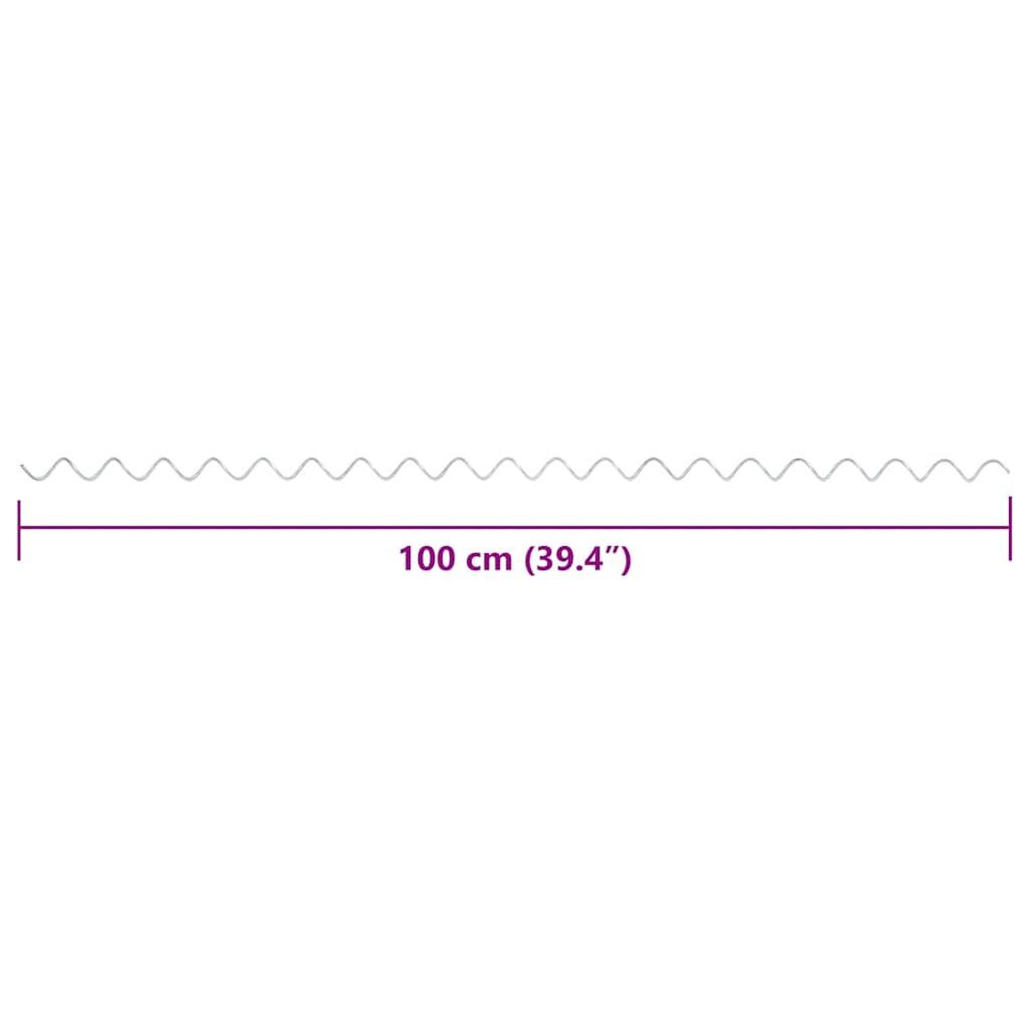 Voir la diapositive 6 : VIDAXL Spirales de gabion 24 pcs acier galvanise 100 cm