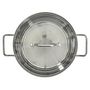 Voir la diapositive 4 : Paris Prix Faitout Avec Couvercle en Verre  Inox  24cm Argent