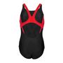 Voir la diapositive 2 : ARENA Maillot de bain /Rouge Fille Arena Thrice Swim Pro Back