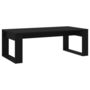 Voir la diapositive 2 : VIDAXL Table basse noir 102x50x35 cm bois d'ingenierie