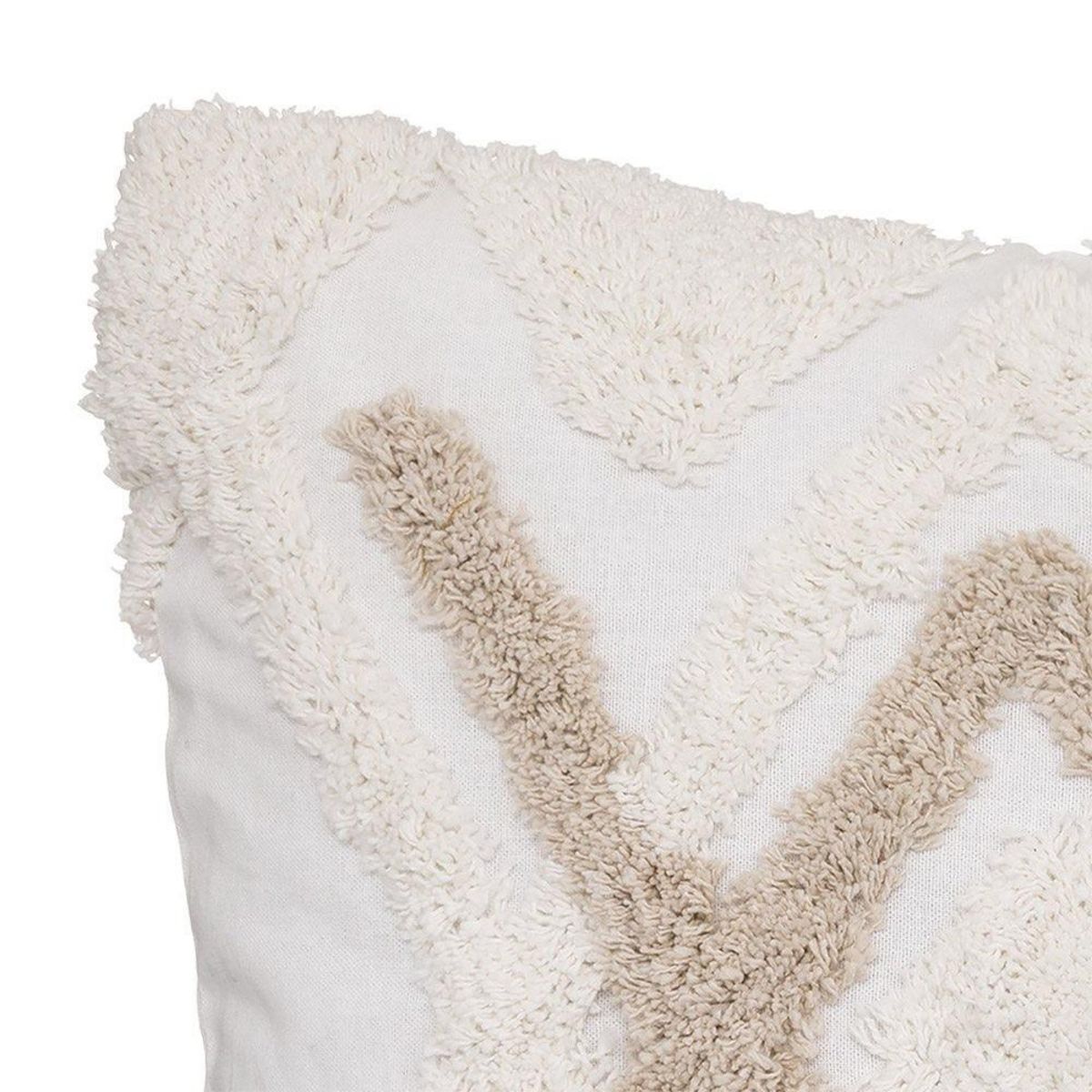 ATMOSPHERA Housse de coussin tufté 40x40 cm