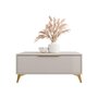 Voir la diapositive 6 : BEST MOBILIER Boccioni - table basse - beige - 1 tiroir - 104 cm