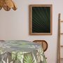 Voir la diapositive 2 : HABITABLE Nappe en toile cirée ronde motifs jungle MALLORCA