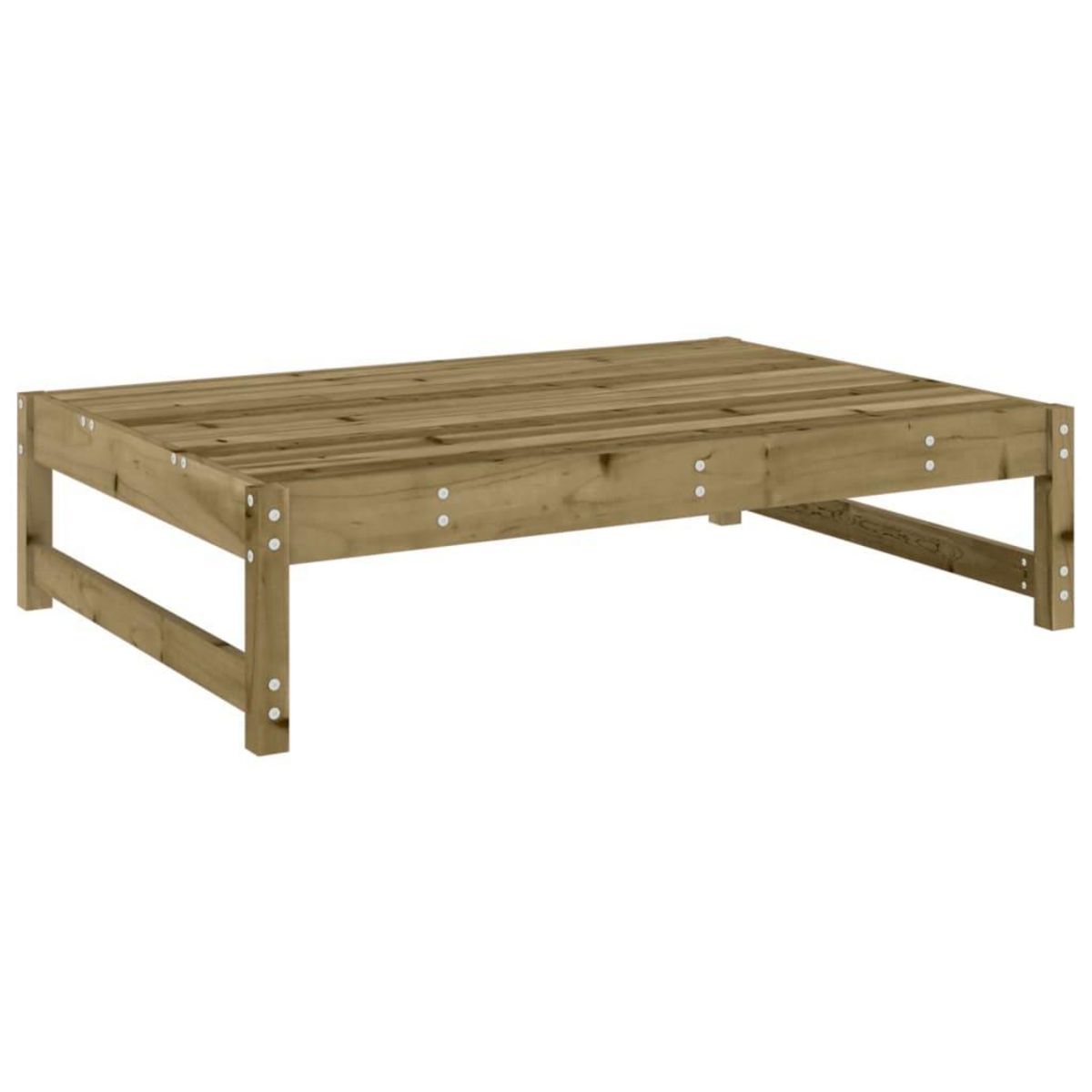 VIDAXL Repose-pied de jardin 120x80 cm bois de pin impregne