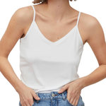 Vila Débardeur Blanc Femme Vila Singlet. Coloris disponibles : Blanc