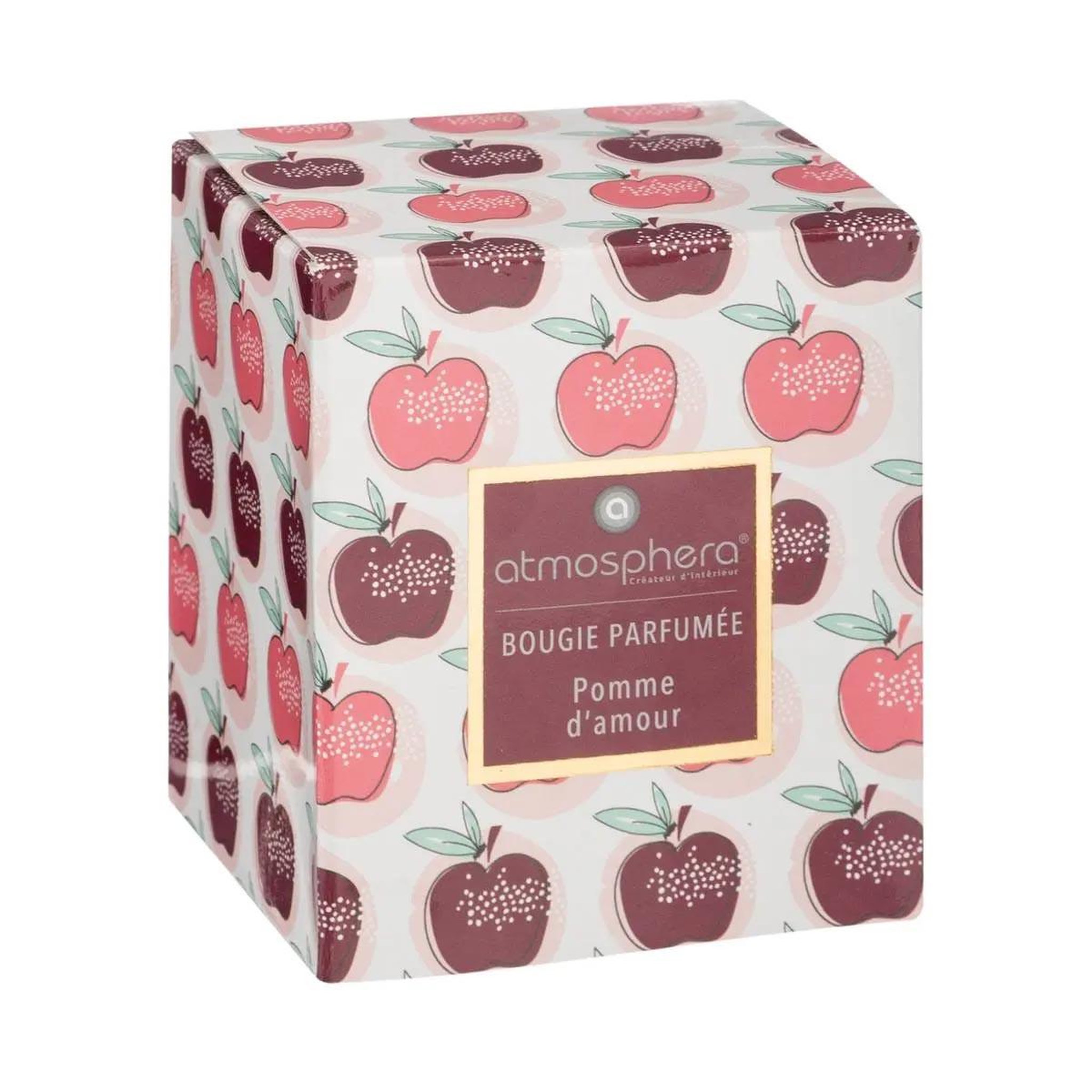 Voir la diapositive 2 : ATMOSPHERA Bougie parfumée en verre  neda  110g pomme d'amour
