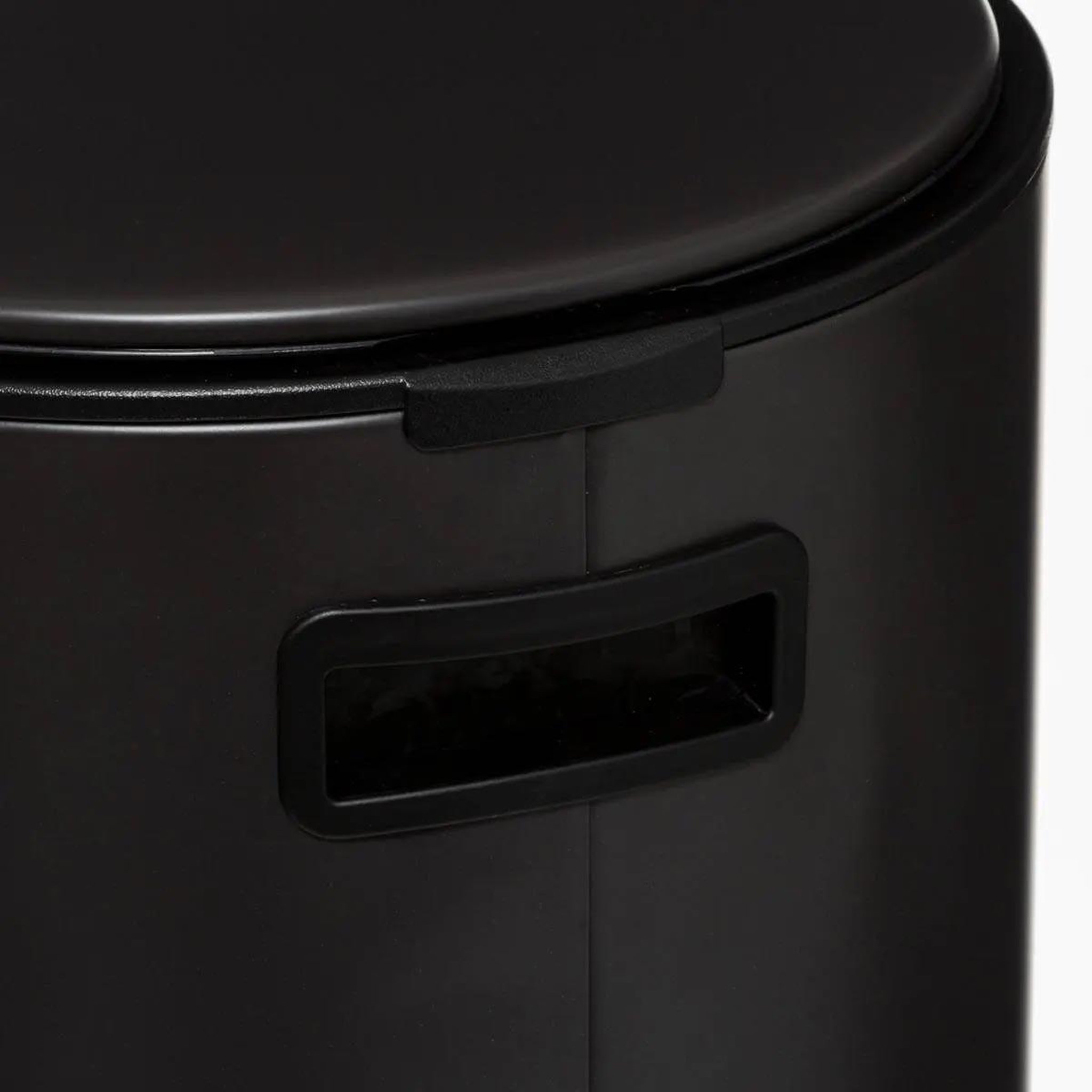 Voir la diapositive 3 : FIVE Poubelle de cuisine en métal  delta  30l noir