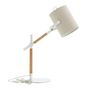 Voir la diapositive 1 : Paris Prix Lampe de Bureau Design  Dennis  66cm Beige & Blanc