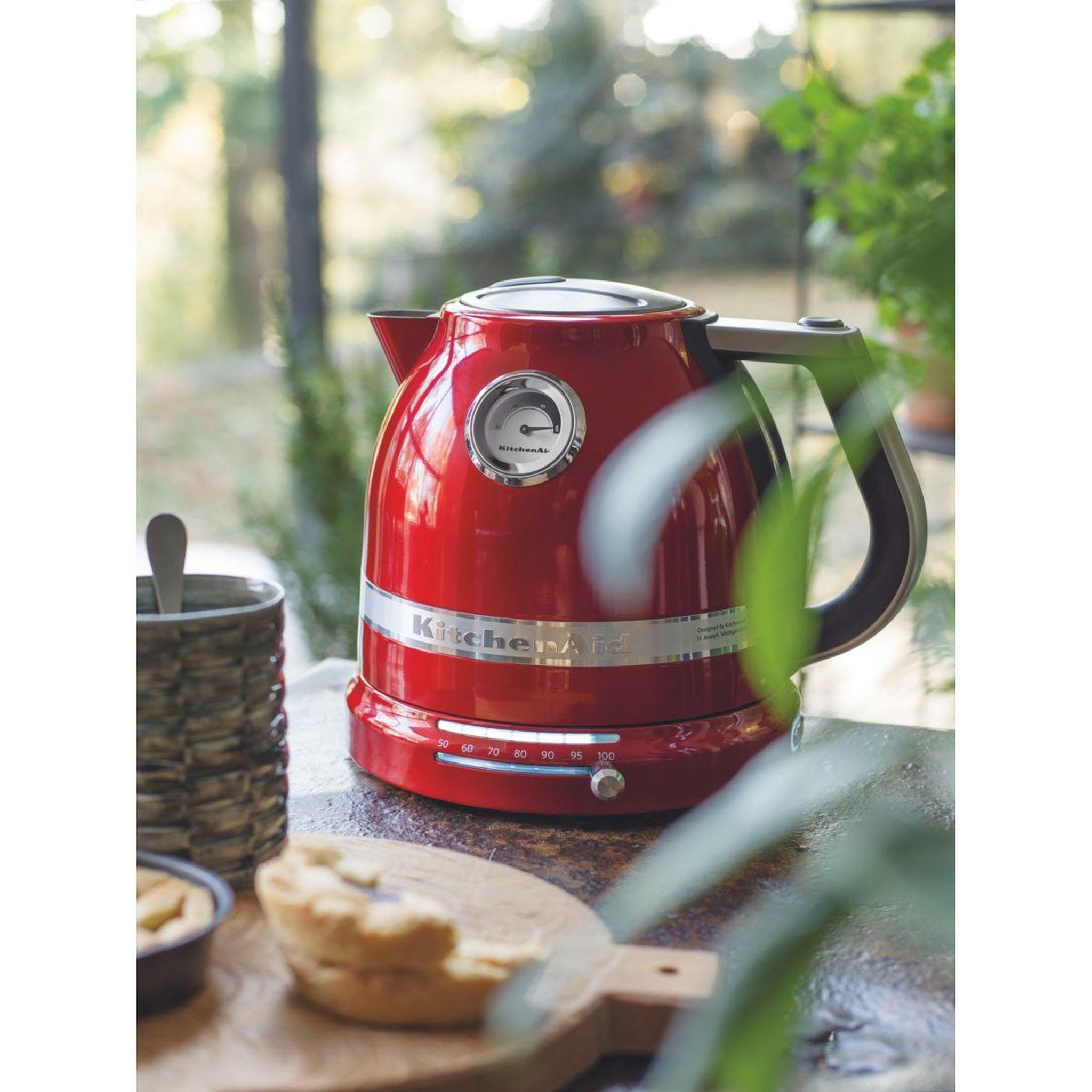 Voir la diapositive 5 : KitchenAid Bouilloire à température réglable 5KEK1522ECA pomme d'amour