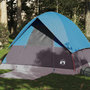 Voir la diapositive 1 : VIDAXL Tente de camping a dome 4 personnes bleu impermeable