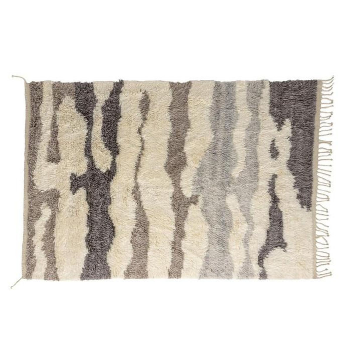 Paris Prix Tapis Déco en Laine  David  160x230cm Multicolore