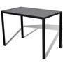 Voir la diapositive 3 : VIDAXL Ensemble de table pour salle a manger cinq pieces noir
