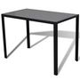 Voir la diapositive 3 : VIDAXL Ensemble de table pour salle a manger cinq pieces noir