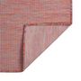 Voir la diapositive 2 : VIDAXL Tapis a tissage plat d'exterieur 120x170 cm Rouge
