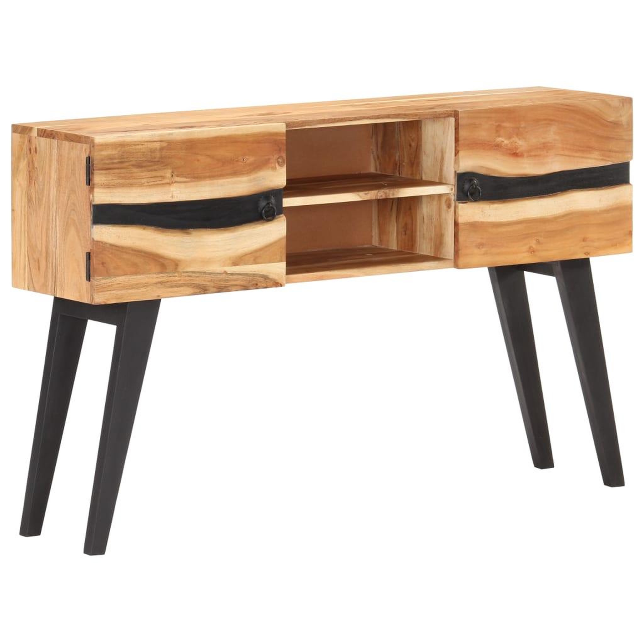 Voir la diapositive 1 : VIDAXL Buffet 120x30x75 cm Bois d'acacia solide