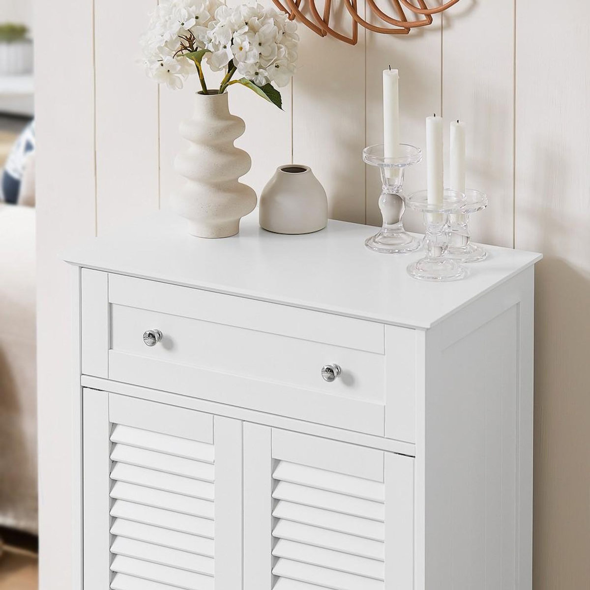 SOBUY SoBuy - Meuble de salle de bain bas avec un tiroir - Fonctionnel - FRG238