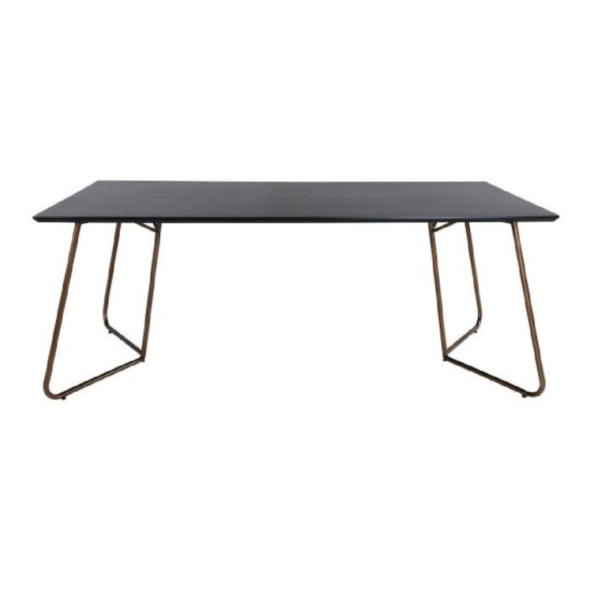 Paris Prix Table à Manger Design  Petra  190cm Noir & Cuivre