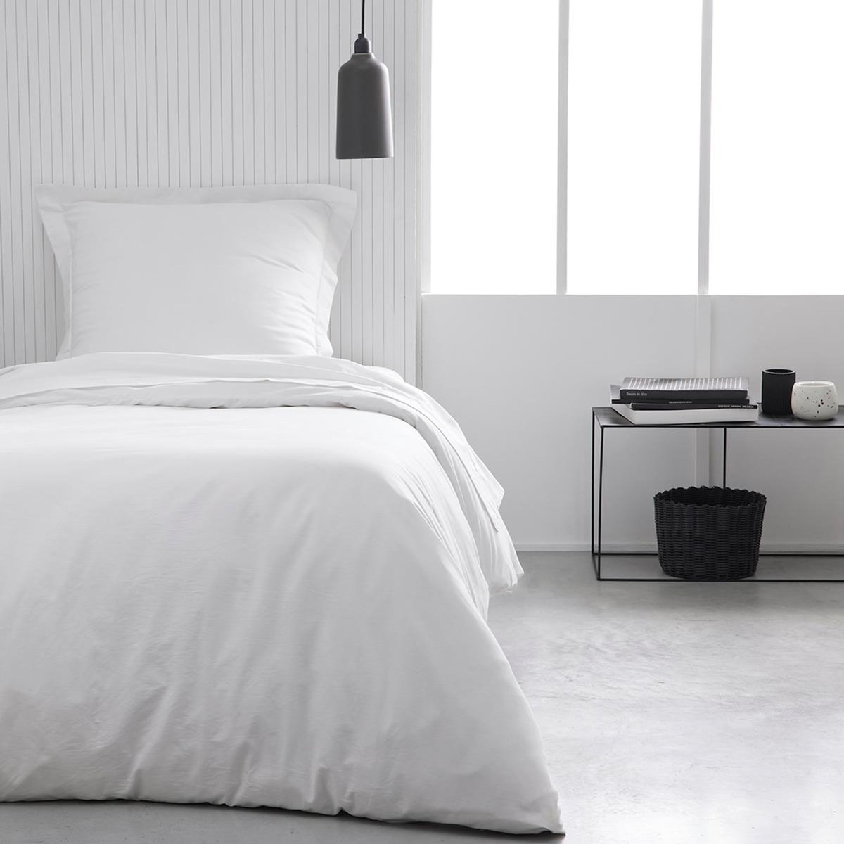 TODAY Drap housse uni en jersey coton ESSENTIAL 