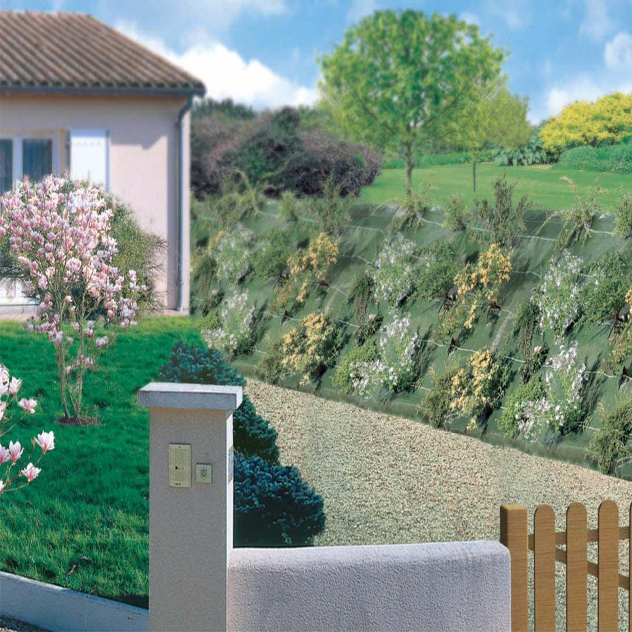 Voir la diapositive 2 : Nortene Toile de paillage 120 g/m² AGROSOL - Vert - 1,25 x 10 m plié