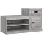 Voir la diapositive 2 : VIDAXL Armoire a chaussures sonoma gris 100x42x60 cm bois d'ingenierie