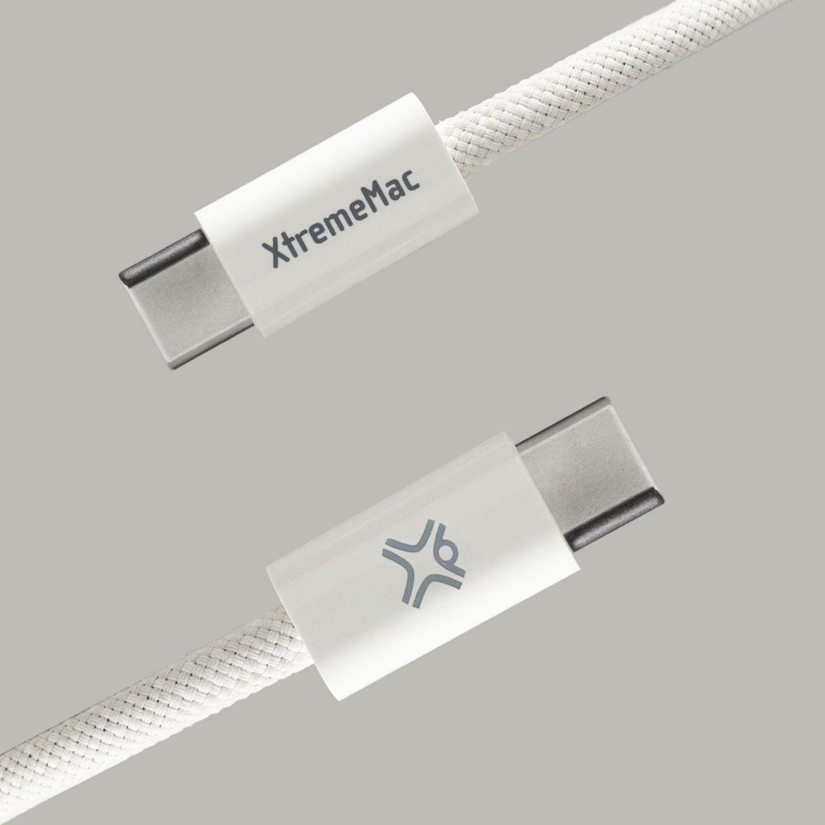 XTREMEMAC Câble USB C 2M blanc magnetique 60W