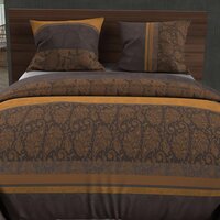 Parure housse de couette en coton 57 fils 240x220 cm PASSION rouge, par  Soleil d'ocre