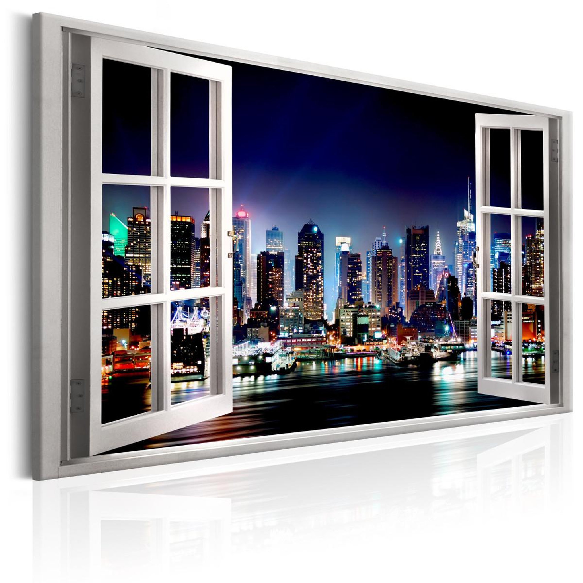 Voir la diapositive 1 : Paris Prix Tableau Imprimé  Window : View of New York