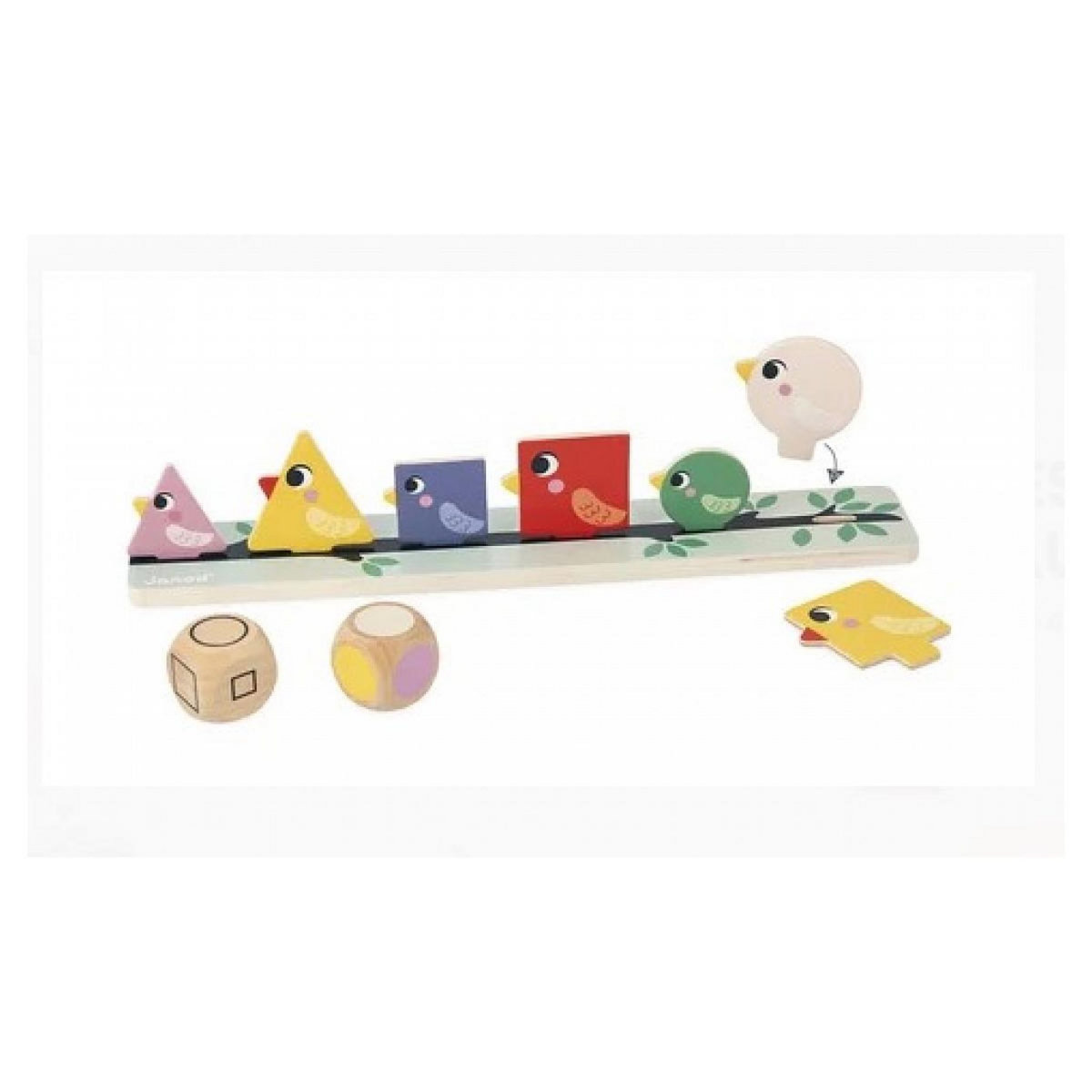 Juratoys-Janod Tri de formes couleurs et tailles - Oiseaux