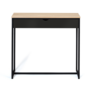 Voir la diapositive 5 : ID MARKET Console 1 tiroir noir BOSTON design industriel