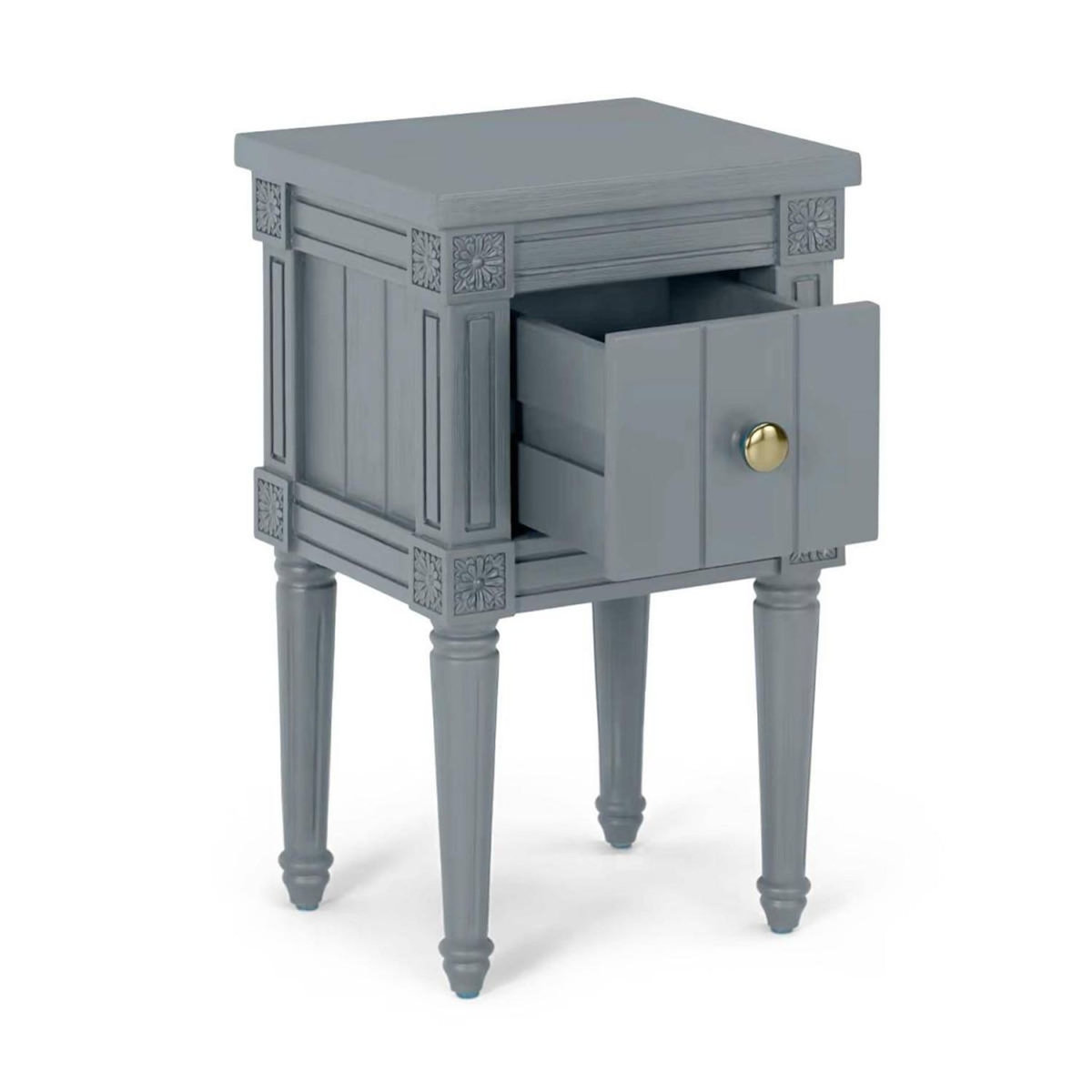 Paris Prix Lot de 2 Tables de Chevet  Franky  58cm Gris Bleu
