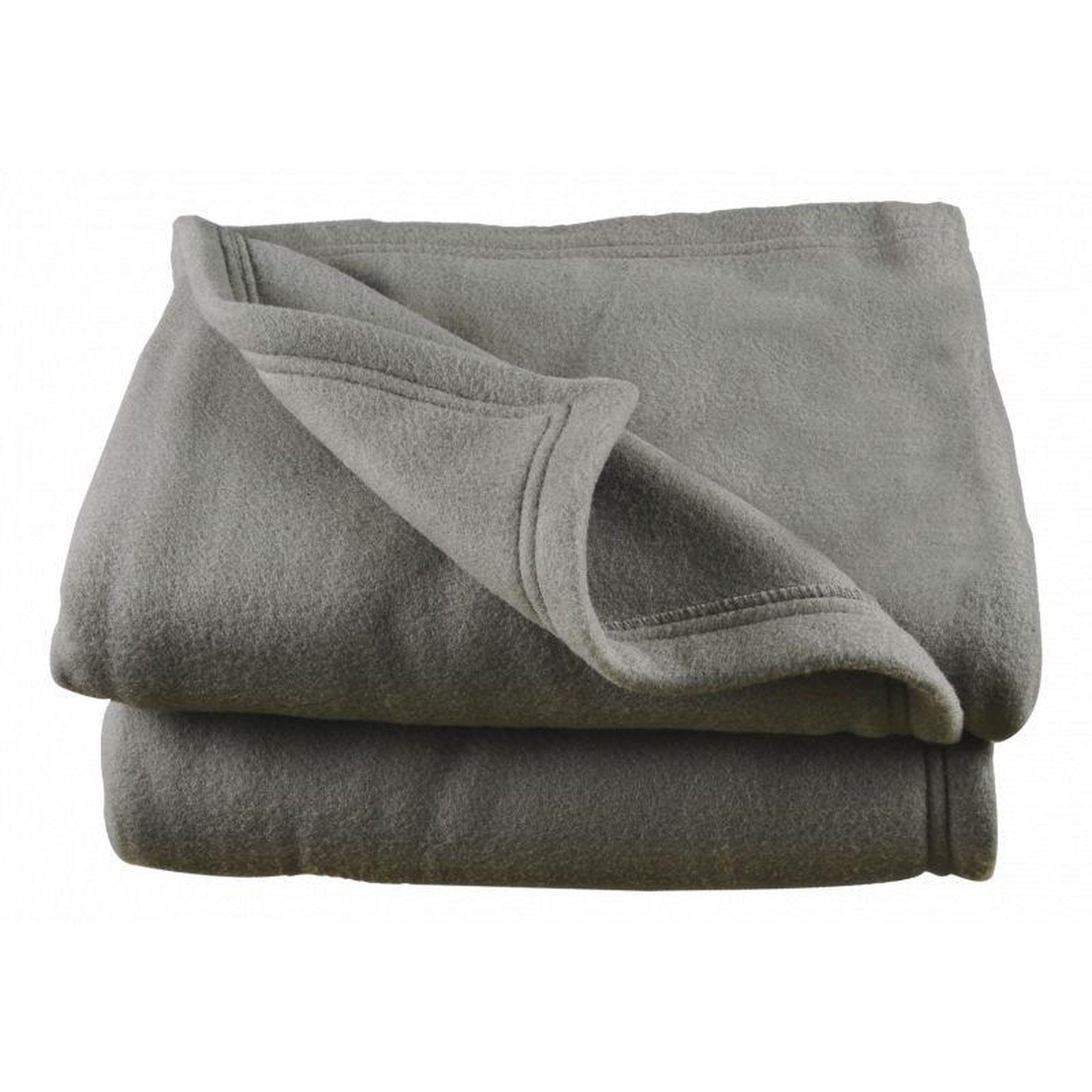Poyet motte Couverture polaire  240 x 260 cm acier  Grande largeur