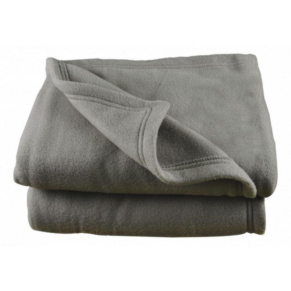 Poyet motte Couverture polaire  240 x 260 cm acier  Grande largeur