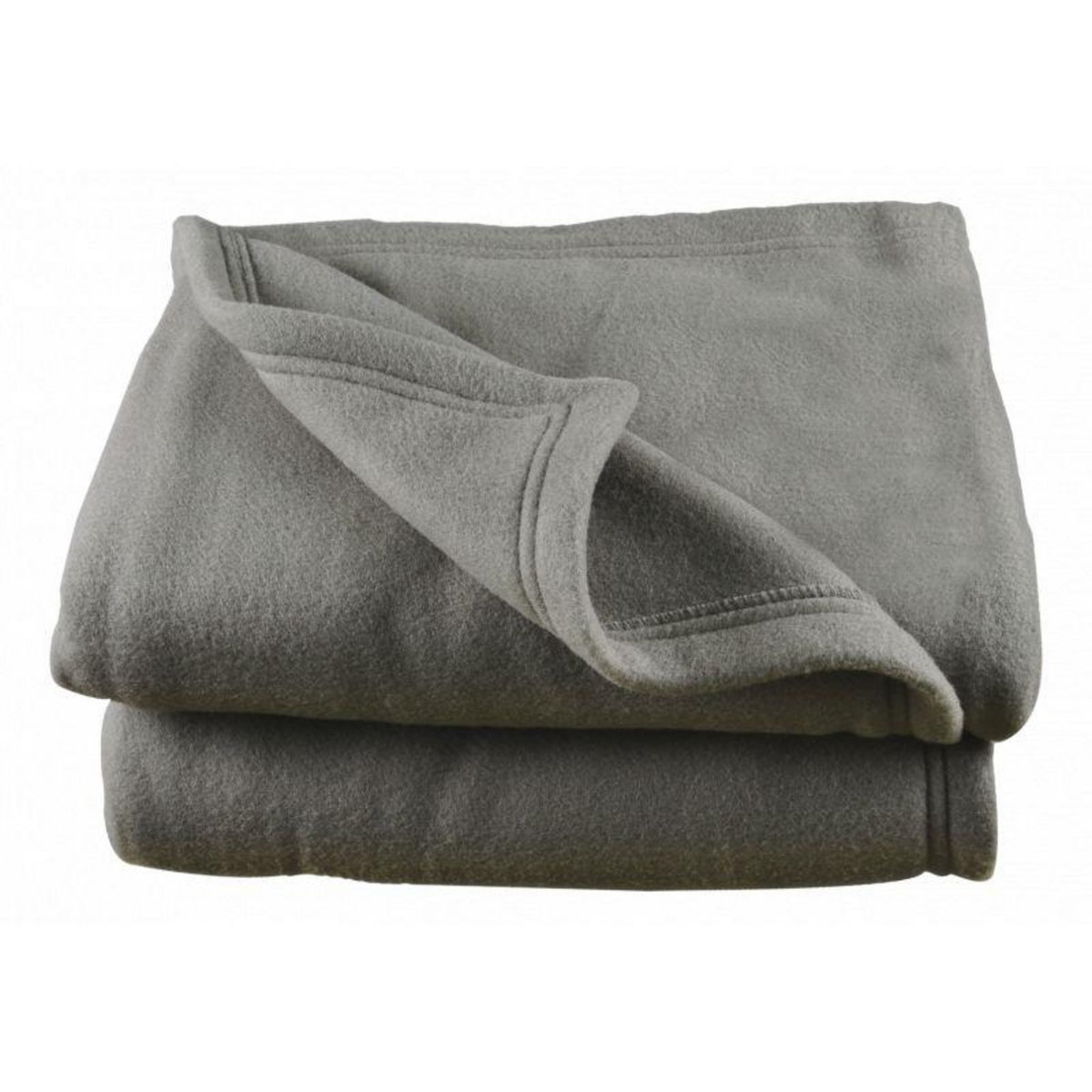 Poyet motte Couverture polaire  240 x 260 cm acier  Grande largeur