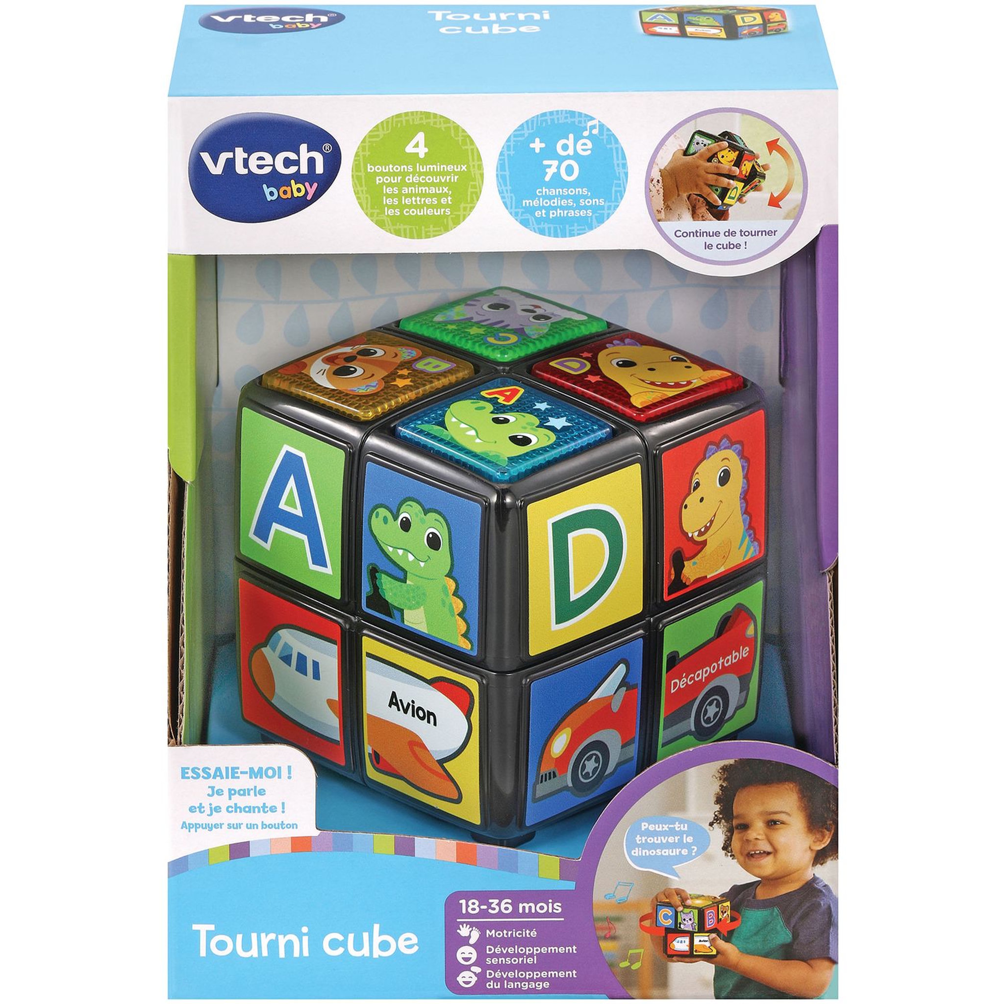 Voir la diapositive 1 : VTECH Tourni cube
