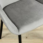 Voir la diapositive 4 : The Home Deco Factory 2 Fauteuils de table design velours Giulia