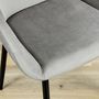 Voir la diapositive 4 : The Home Deco Factory 2 Fauteuils de table design velours Giulia